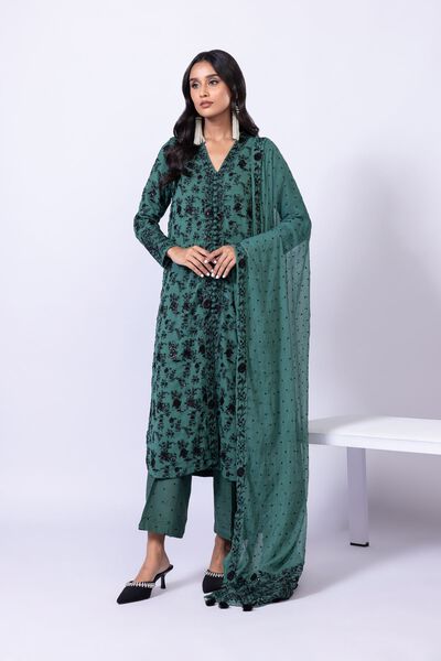 Embroidered | Viscose Oak Silk | Pants | GBP 9.00