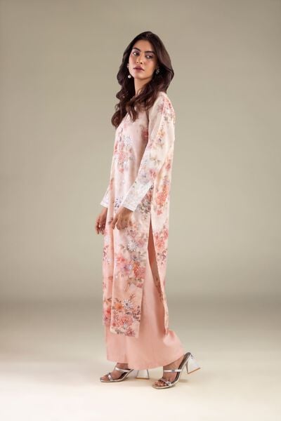 Embroidered | Raw Silk | Straight Formal Pants | GBP 25.00