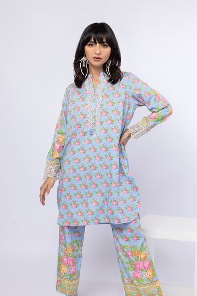 Embroidered | Crosshatch Raw Silk | Kurta | GBP 35.00