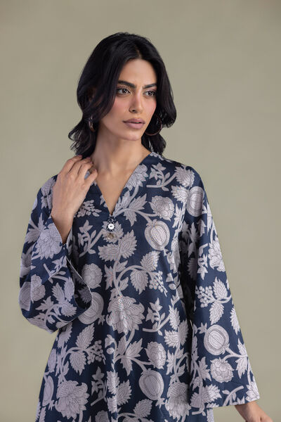 Printed | Cambric | Floral Longline Kurta | GBP 30.00
