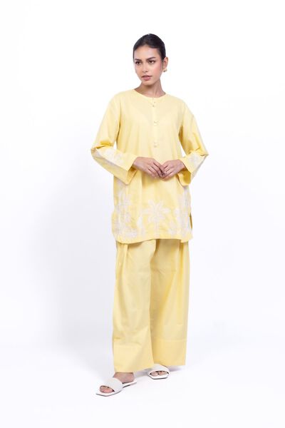 Embroidered | Cotton Dobby | Floral Threadwork Kurta | GBP 30.00