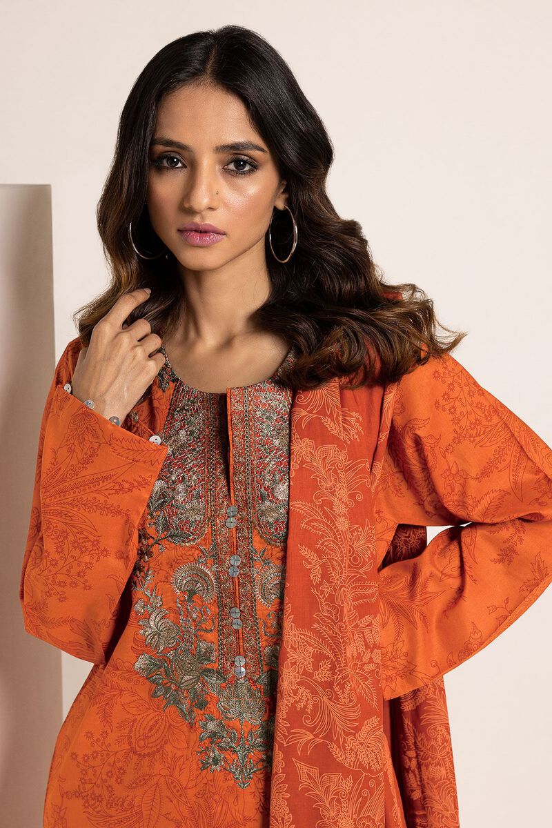 Lawn | Embroidered | Fabrics 2 Piece | Top Dupatta | null