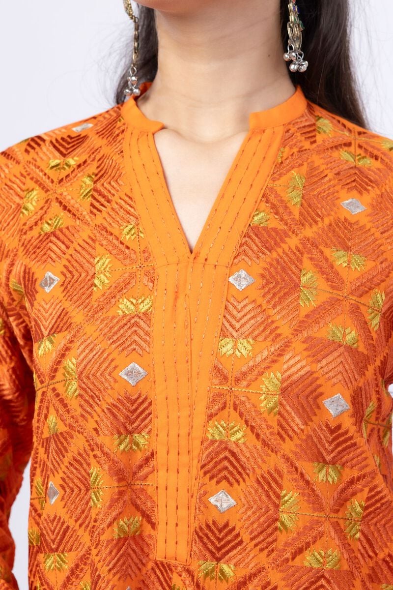 Embroidered | Handwoven Cotton | Kurta | GBP 18.00