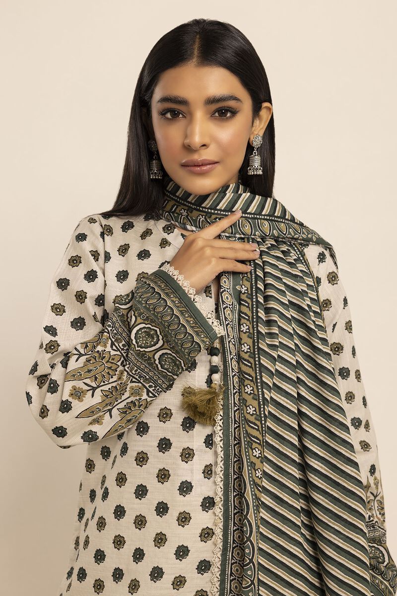 Printed | Khaddar | Fabrics 3 Piece | null