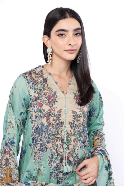 Printed | Jacquard | Fabrics 3 Piece | GBP 35.00