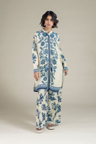 Printed | Raw Silk | Pants | GBP 14.00