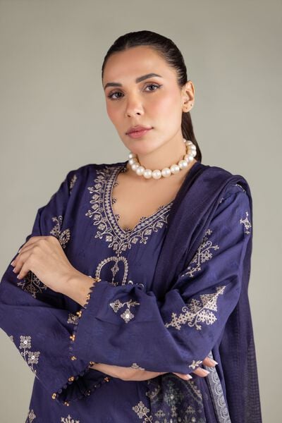 Embroidered | Broshia | Fabrics 3 Piece | GBP 45.00