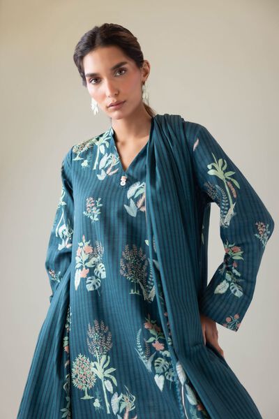 Printed | Textured Cotton | Dupatta | GBP 12.00