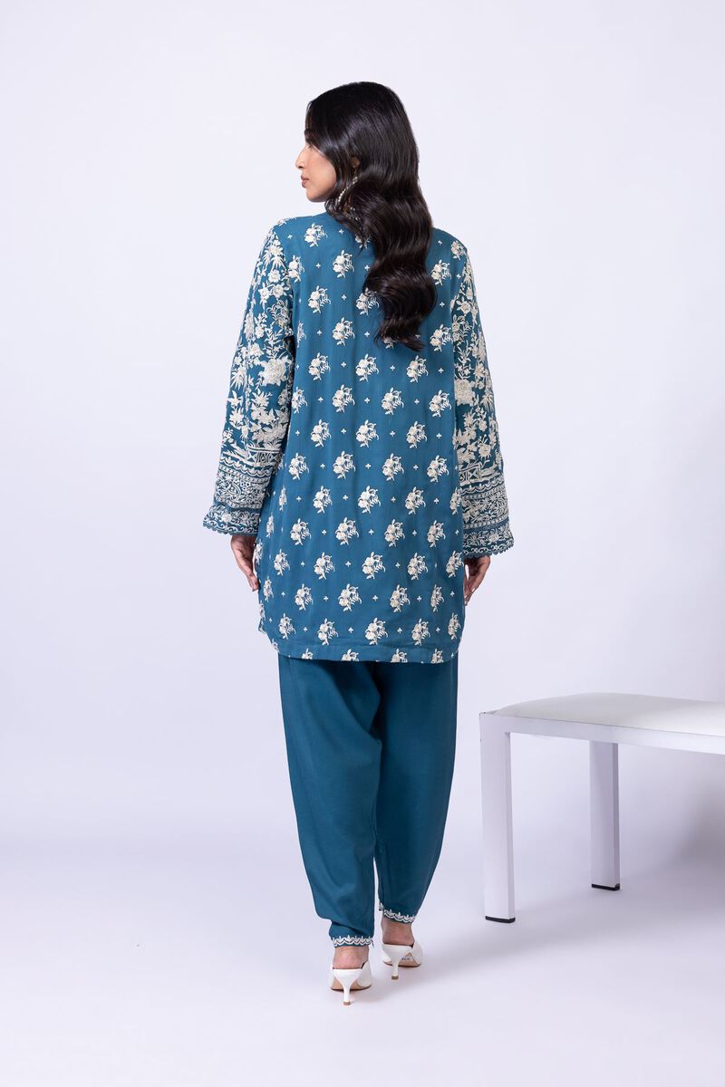 Embroidered | Polyester Crinkle Chiffon | Kurta | GBP 19.50