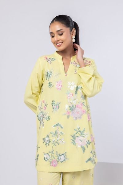 Embroidered | Dull Raw Silk | Kurta | GBP 35.00