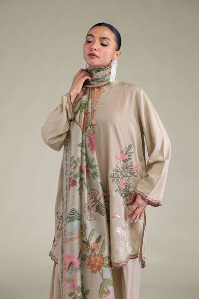 Embroidered | Polyester Silk | Dupatta | GBP 20.00