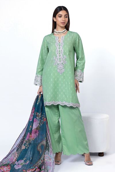 Embroidered | Jacquard | Tailored 3 Piece | GBP 37.50