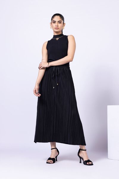 Dyed | Pleated Georgette | Skirt | GBP 6.00