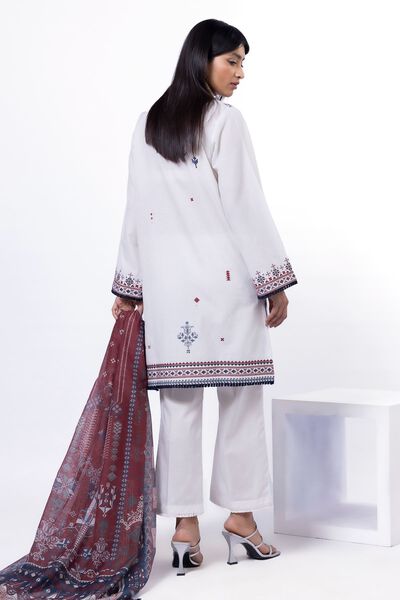 Embroidered | Cambric | Fabrics 3 Piece | GBP 25.00