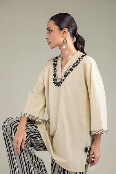 Embroidered | Cambric | Floral Cambric Kurta | GBP 25.00