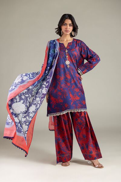 Embroidered | Cambric | Tailored 3-Piece Outfit | GBP 70.00