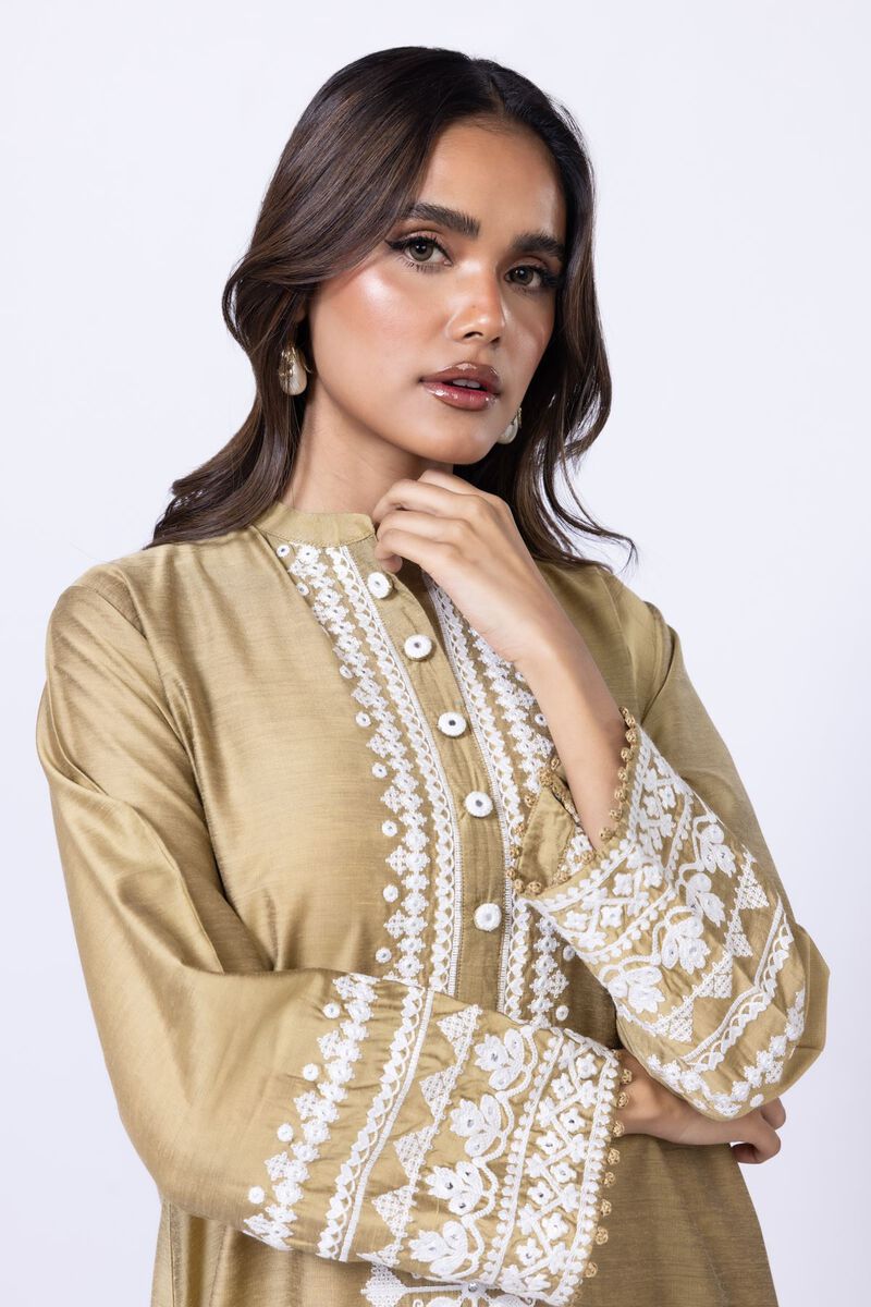 Embroidered | Raw Silk | Kurta | GBP 19.50