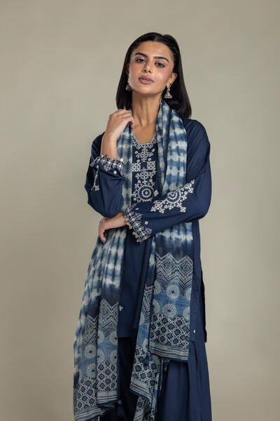 Embroidered | Raw Silk | Silk Tailored 3-Piece | GBP 90.00