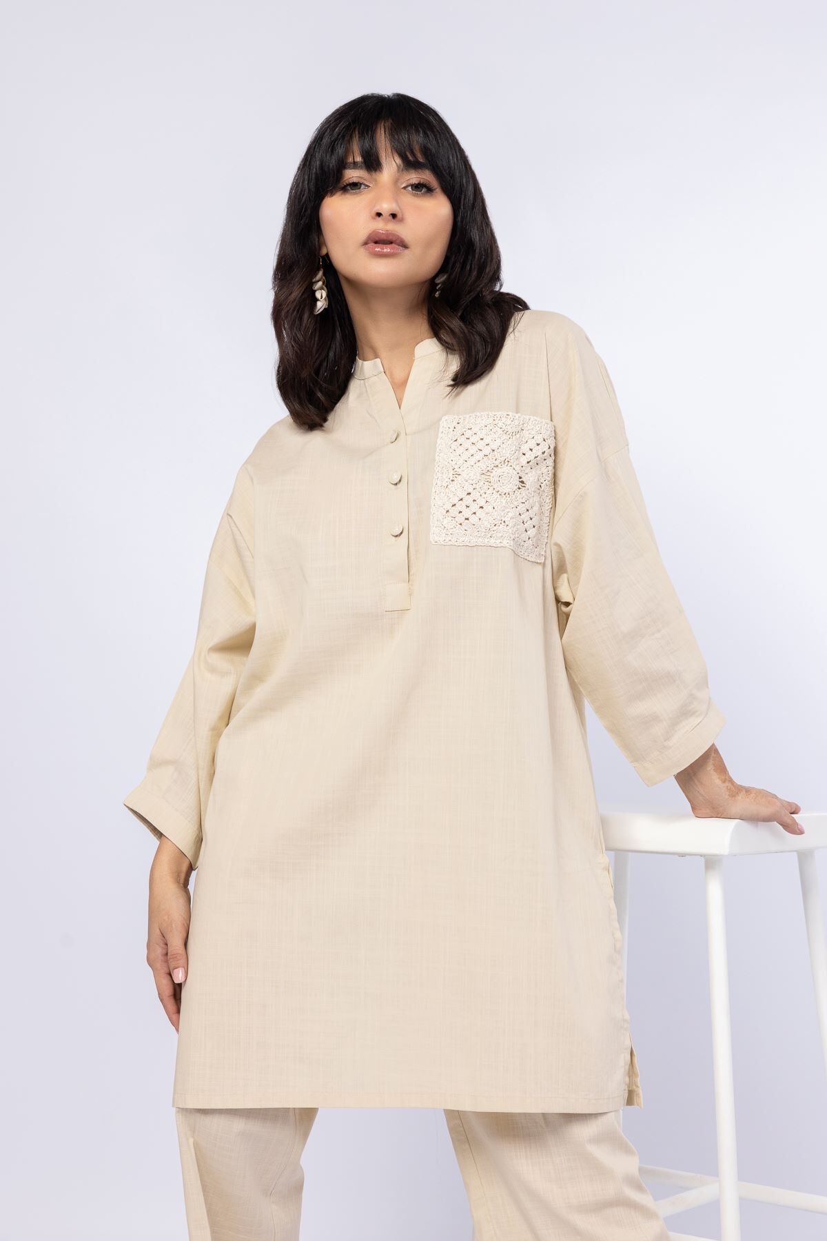 Buy Kurta | 0.0 N/A | 25-03EX27-05TA-VG_MULTI | Khaadi United Kingdom