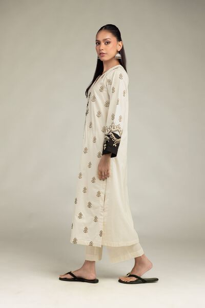 Embroidered | Cotton Dobby | Cotton Dobby Pants | GBP 15.00