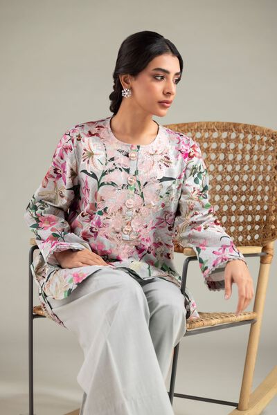 Embroidered | Textured Cotton | Kurta | GBP 7.50
