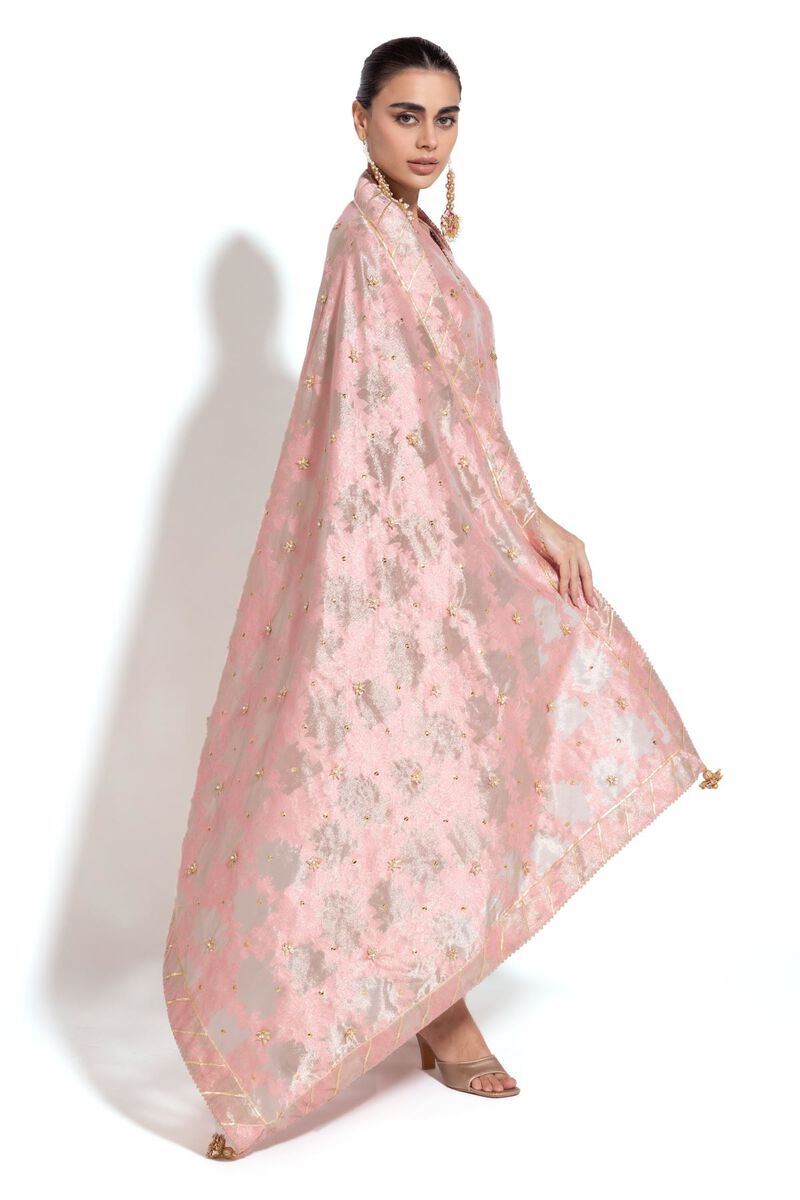 Embroidered | Mesuri Jacquard | Dupatta | null