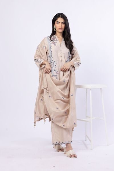 Embroidered | Raw Silk | Pants | GBP 20.00