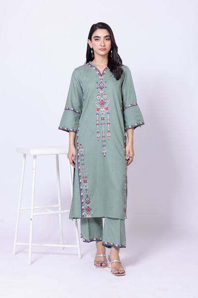 Embroidered | Dull Raw Silk | Kurta | GBP 15.00