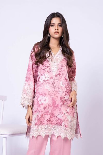 Embroidered | Cotton Satin | Kurta | GBP 22.50