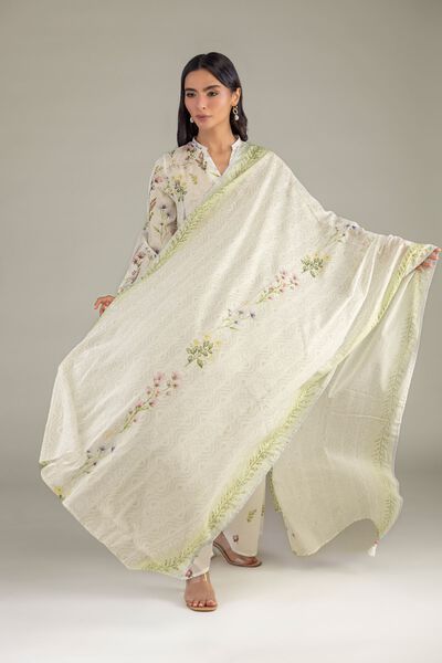 Printed | Lawn | Floral Lawn Dupatta | GBP 25.00