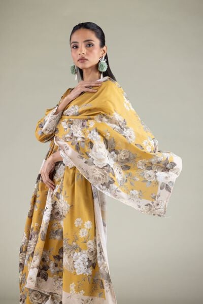 Embroidered | Lawn | Floral Draped Dupatta | GBP 20.00