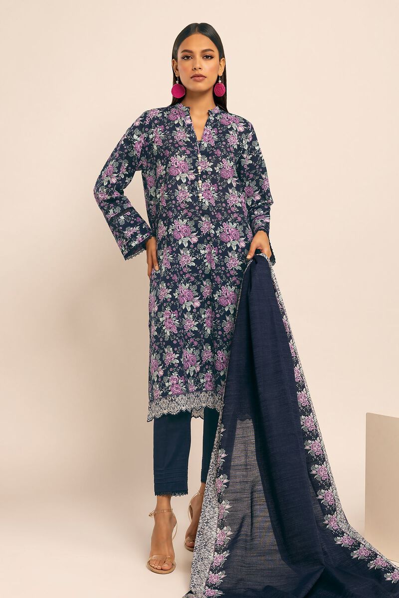 Printed | Light Khaddar | Fabrics 3 Piece | null