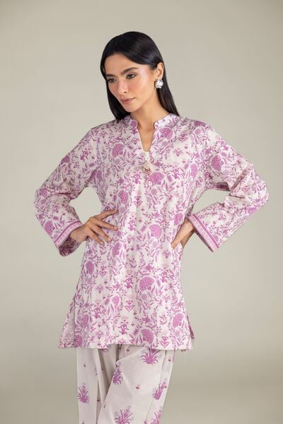 Printed | Cambric | Short Floral Kurta | GBP 30.00