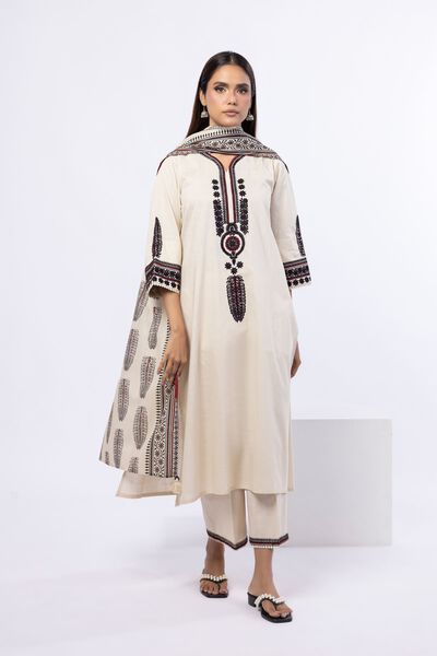 Embroidered | Crosshatch Poplin | Kurta | GBP 20.00