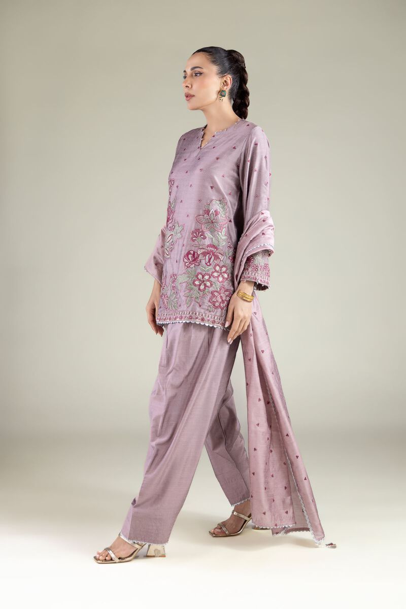 Embroidered | Raw Silk | Farshi Shalwar  | GBP 20.00