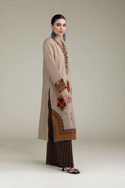 Embroidered | Raw Silk | Raw Silk Pants | GBP 20.00