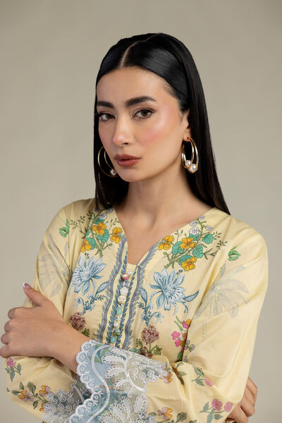 Embroidered | Cambric | Fabrics 3 Piece | GBP 50.00