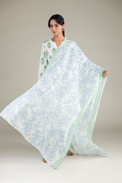 Lawn | Floral Lawn Dupatta | GBP 25.00