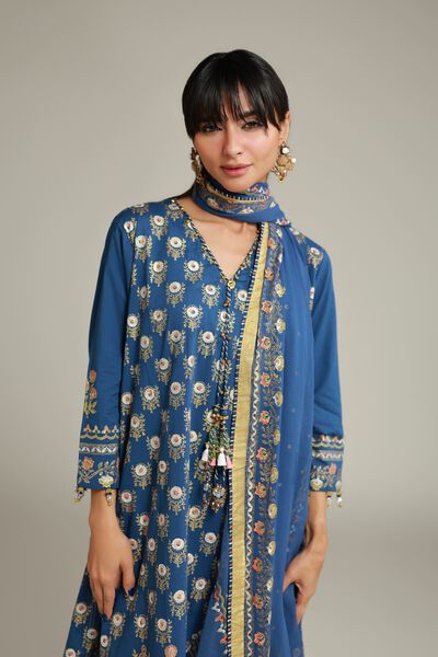 Printed | Cambric | Tailored 3-Piece Set | GBP 95.00