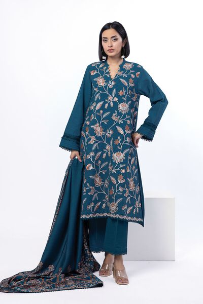 Embroidered | Khaddar | Fabrics 3 Piece | GBP 30.00