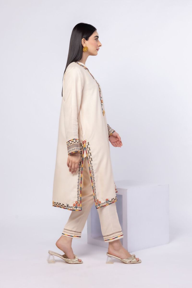 Embroidered | Russian Raw Silk | Pants | GBP 20.00