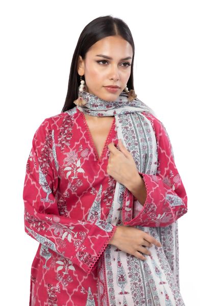 Printed | Khaddar | Tailored 3 Piece | GBP 40.00