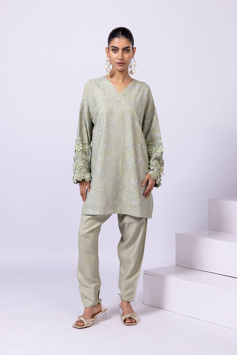Embroidered | Viscose Oak Silk | Kurta | GBP 50.00