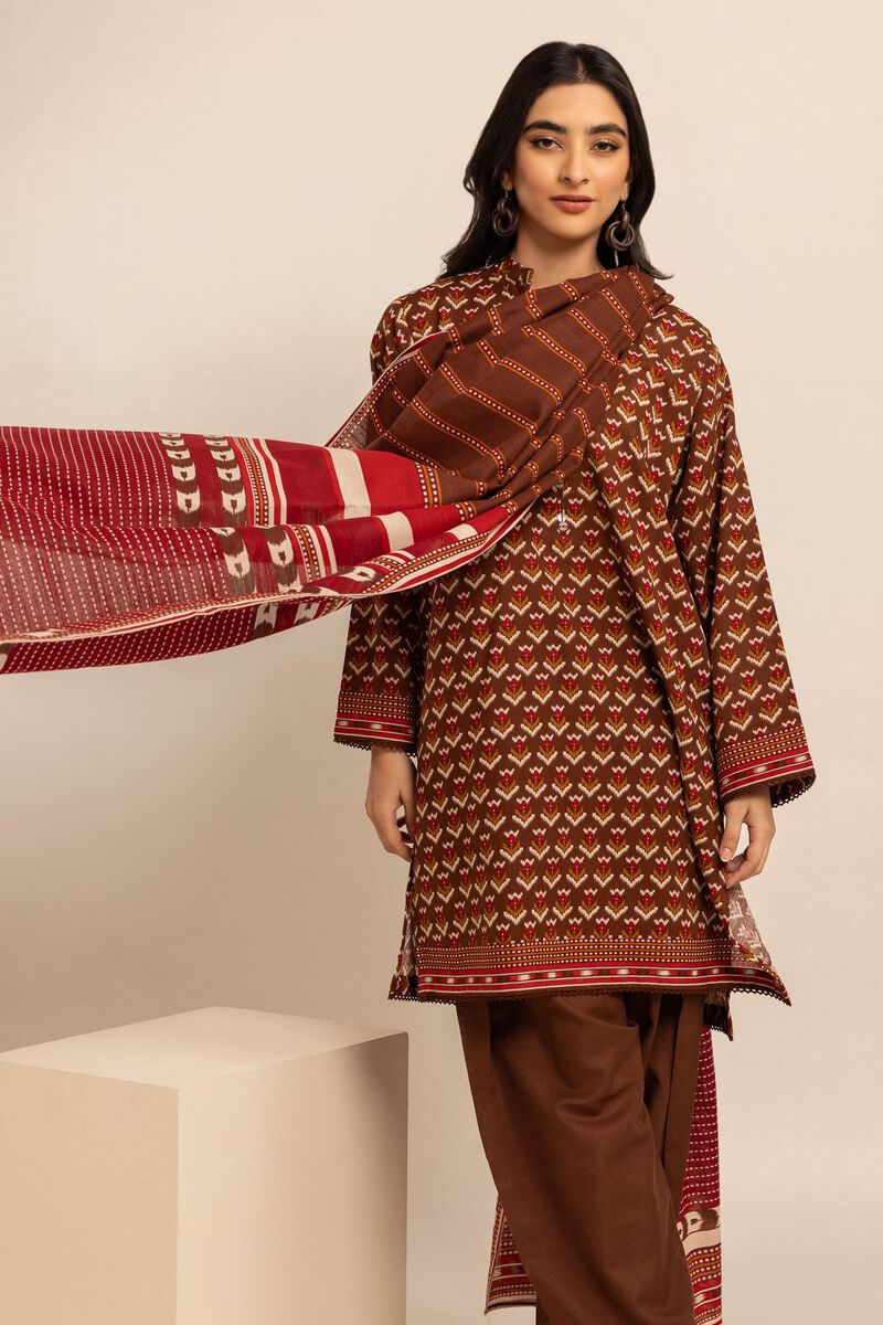 Printed | Light Khaddar | Fabrics 3 Piece | null