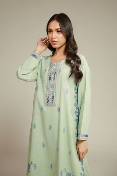 Embroidered | Cambric | Floral 2-Piece Tailored  | GBP 40.00