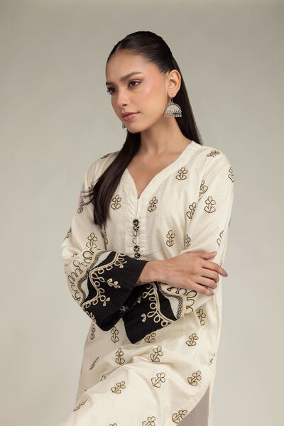 Embroidered | Cotton Dobby | Cotton Dobby Kurta | GBP 40.00