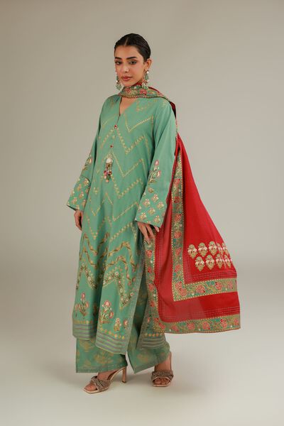 Raw Silk | 3 Piece Co-ord Set | GBP 95.00