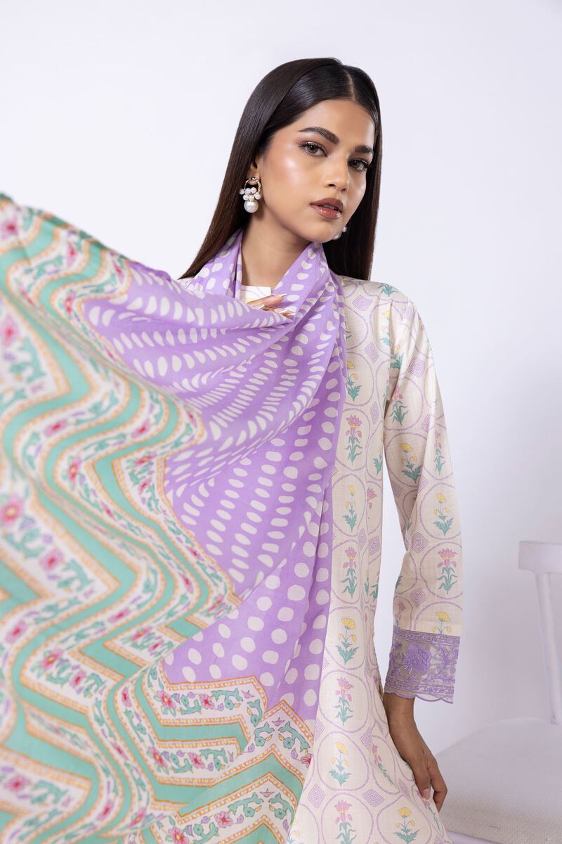 Printed | Slub Lawn | Dupatta | GBP 8.50