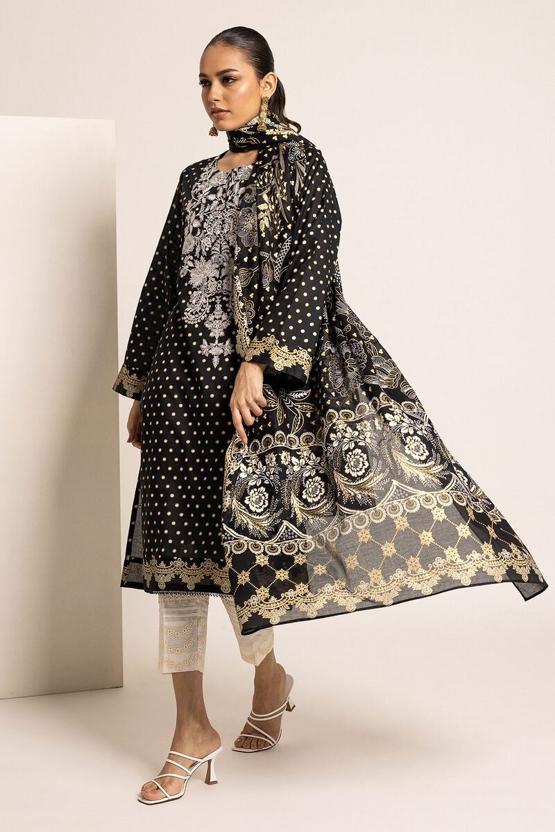Lawn | Embroidered | Fabrics 2 Piece | Top Dupatta | null