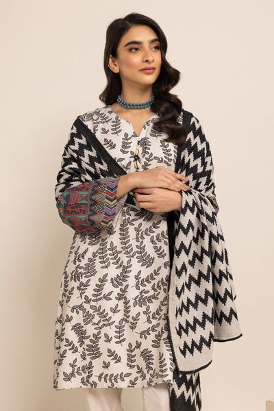 Shawl, BLACK, hi-res
